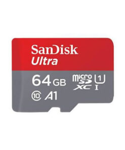 کارت حافظه microSDXC سن دیسک مدل Ultra A1 کلاس 10 استاندارد UHS-I سرعت 100MBps ظرفیت 64 گیگابایت