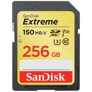 کارت حافظه SDXC سن دیسک مدل Extreme Pro V30 کلاس 10 استاندارد UHS-I سرعت 150mbps ظرفیت 256 گیگابایت