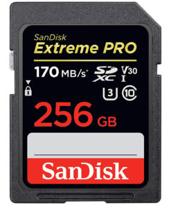 کارت حافظه SDXC سن دیسک مدل Extreme Pro V30 کلاس 10 استاندارد UHS-I U3 سرعت 170mbps ظرفیت 256 گیگابایت