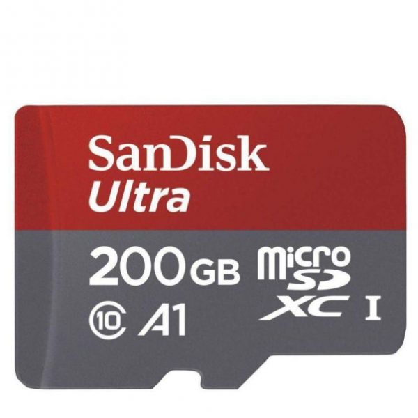 کارت حافظه‌ microSDXC سن دیسک مدل A1 کلاس 10 استاندارد UHS-I سرعت 100MBps ظرفیت 200 گیگابایت