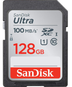 کارت حافظه SDXC سن دیسک مدل Ultra کلاس 10 استاندارد UHS-I U1 سرعت 100MBps ظرفیت 128 گیگابایت
