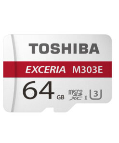 کارت حافظه microSDXC توشیبا مدل EXCERIA M303E کلاس 10 استاندارد UHS-3 سرعت 98MBps ظرفیت 64 گیگابایت