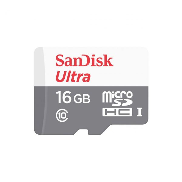 کارت حافظه microSDHC سن دیسک مدل Ultra کلاس 10 استاندارد UHS-I سرعت 80MBps ظرفیت 16 گیگابایت