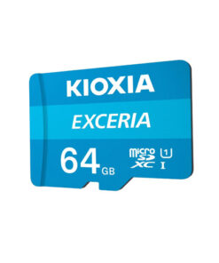 کارت حافظه‌ microSDHC کیوکسیا KIOXIA مدل EXCERIA کلاس 10 استاندارد UHS-I U1 سرعت 100MBps ظرفیت 64 گیگابایت به همراه آداپتور SD