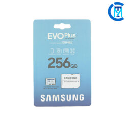 کارت حافظه microSDXC سامسونگ مدل Evo Plus کلاس 10 استاندارد UHS-I U3 سرعت 130MBps همراه با آداپتور SD ظرفیت 256 گیگابایت