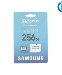 کارت حافظه microSDXC سامسونگ مدل Evo Plus کلاس 10 استاندارد UHS-I U3 سرعت 130MBps همراه با آداپتور SD ظرفیت 256 گیگابایت