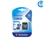 Verbatim 32GB Premium MicroSDXC Memory Card with Adapter - 1